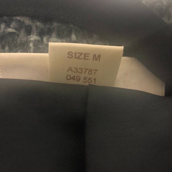 BOYNE VALLEY WEAVERS VTG Handcrafted Ireland Long Wool Blend Coat Medium Black - Picture 9 of 11